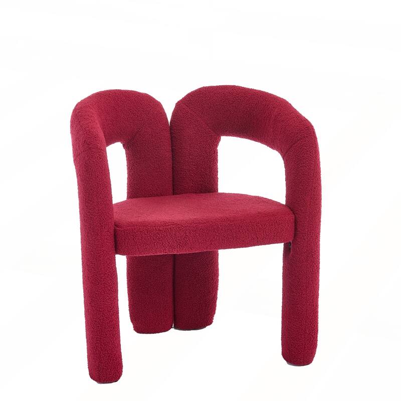 Velvet Fabric Upholstered Accent Chair Set of 2