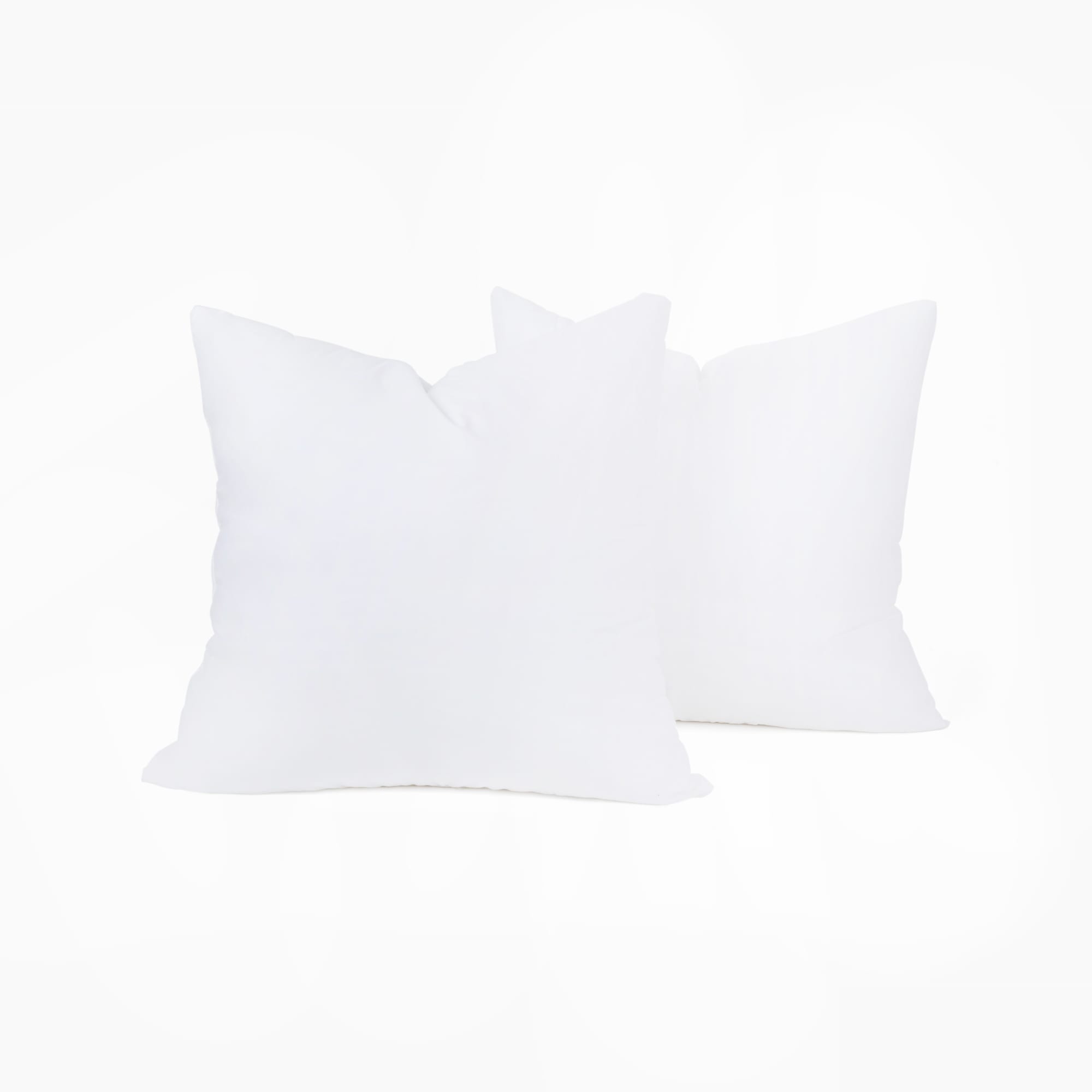 Oroma Home Square Down-Alternative Super-Plush Decorative Throw Pillow Insert Set of 2 - 20x20