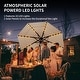 preview thumbnail 23 of 21, COSIEST Outdoor 10ft 3 Tiers Market Patio Umbrella with Solar LED lights