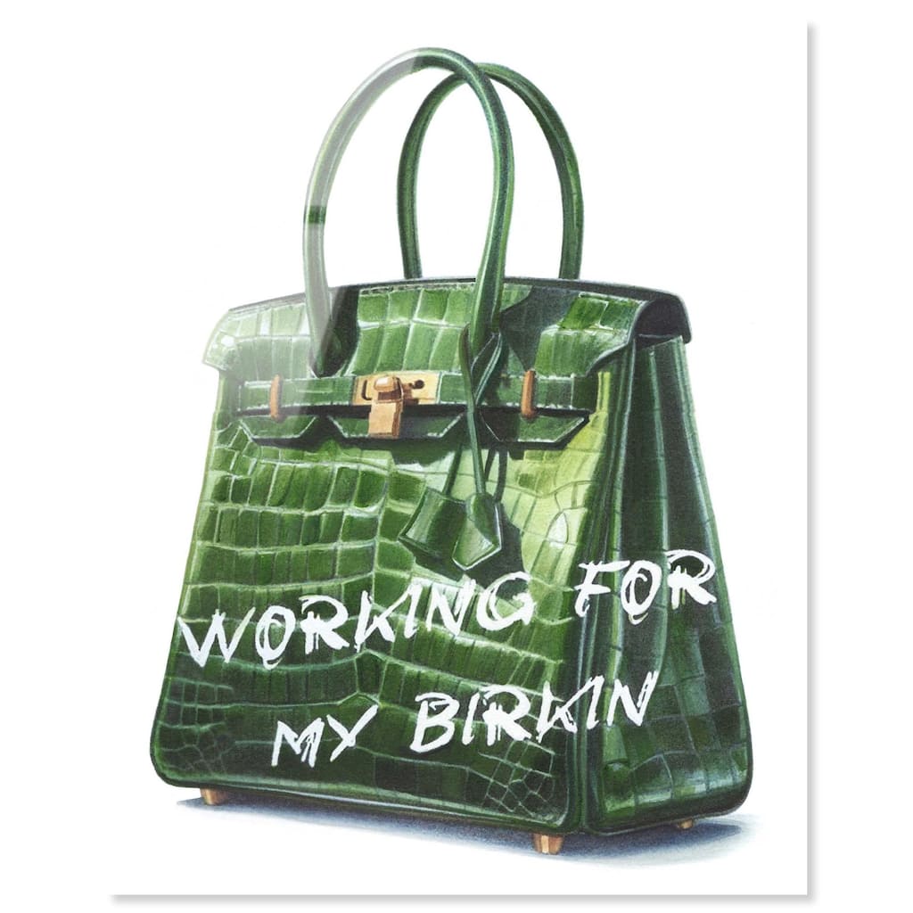 Doll Memories - Greeny Dream Acrylic by Art Remedy, Ready to Hang