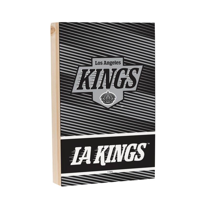 Los Angeles Kings Wooden Tabletop Mantel Shelf Sign
