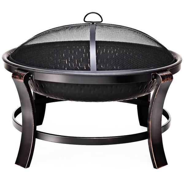 Shop Costway 30 Outdoor Fire Pit Bbq Portable Camping Firepit