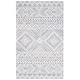 preview thumbnail 28 of 28, SAFAVIEH Handmade Metro Baiba Boho Moroccan Wool Rug 3' x 5' - Blue/Ivory - Rectangle