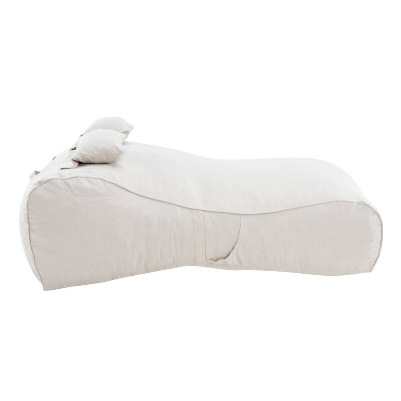 Christopher Knight Home - Lemoore Casual Outdoor Upholstered Bean Bag Daybed