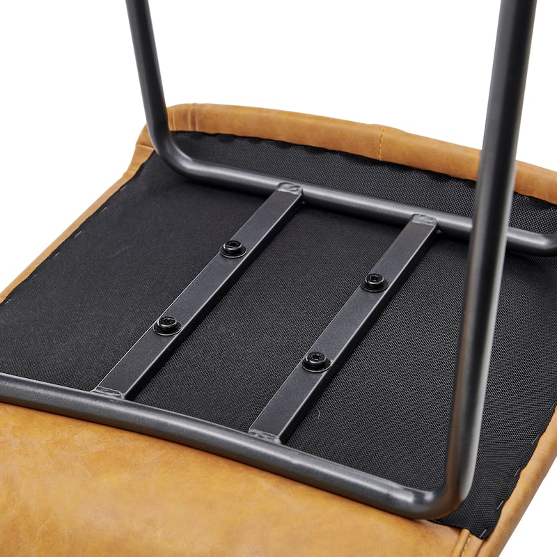 NPD Furniture Jayden Faux Leather Counter Stool (Set of 2)