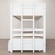 preview thumbnail 4 of 16, Twin over Pull-out Bunk Bed with Twin Trundle, Convertible Design, Full-length Guardrail