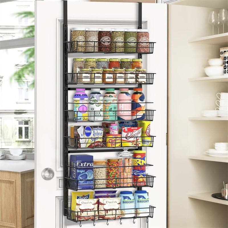 Pantry Hanging Storage and Organization - 6.69"D x 16.5"W x 52"H