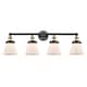 Option Matte White / Black Antique Brass