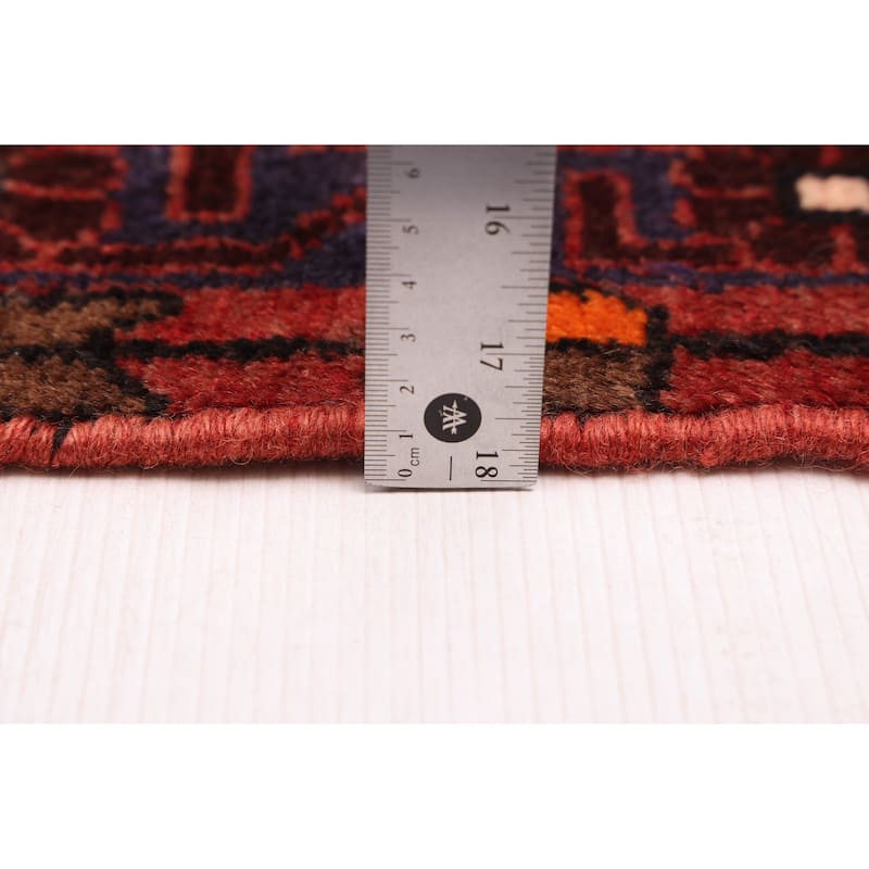 ECARPETGALLERY Hand-knotted Andelz Red Wool Rug - 5'0 x 6'7