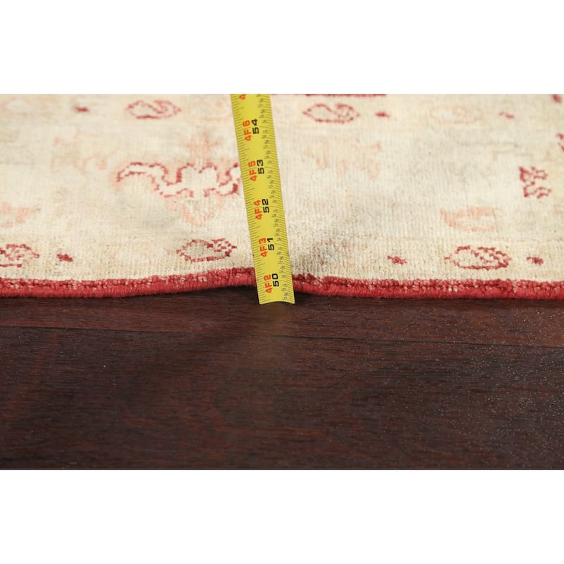 Vegetable Dye Floral Chobi Peshawar Oriental Wool Area Rug Handmade - 3'5" x 5'1"