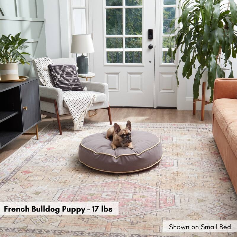 Scout Round Reversible Pillow Dog Bed