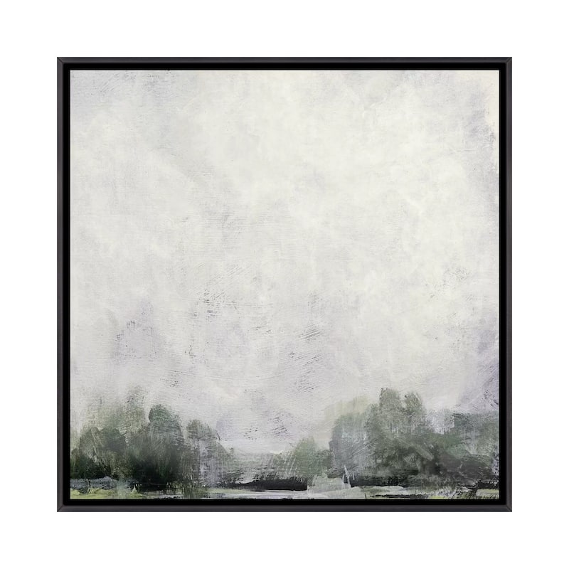 iCanvas "Forest Edge" by Dan Hobday Framed - 12x12 - Ebony