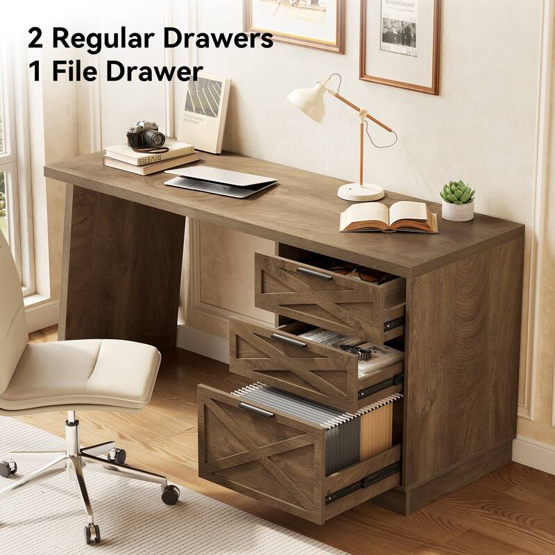 Computer Desk with Drawers