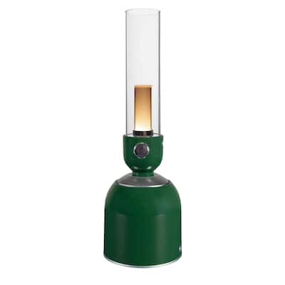 Novelty Lights Rechargeable 3-in-1 Camping Lantern with Bluetooth Speaker, Green