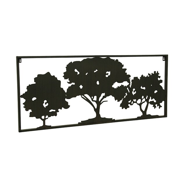 Shop Three Framed Trees Decorative Metal Wall Art Sculpture 15 5 X 36 5 X 0 75 Inches On Sale Overstock 17306006