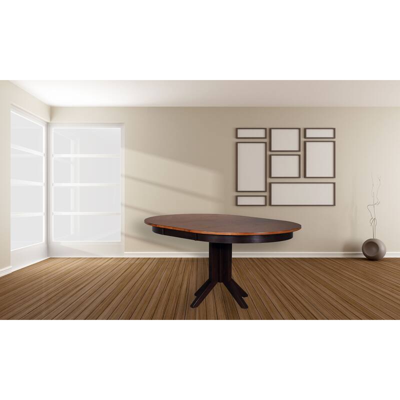 Round Contemporary Dining Table - N/A
