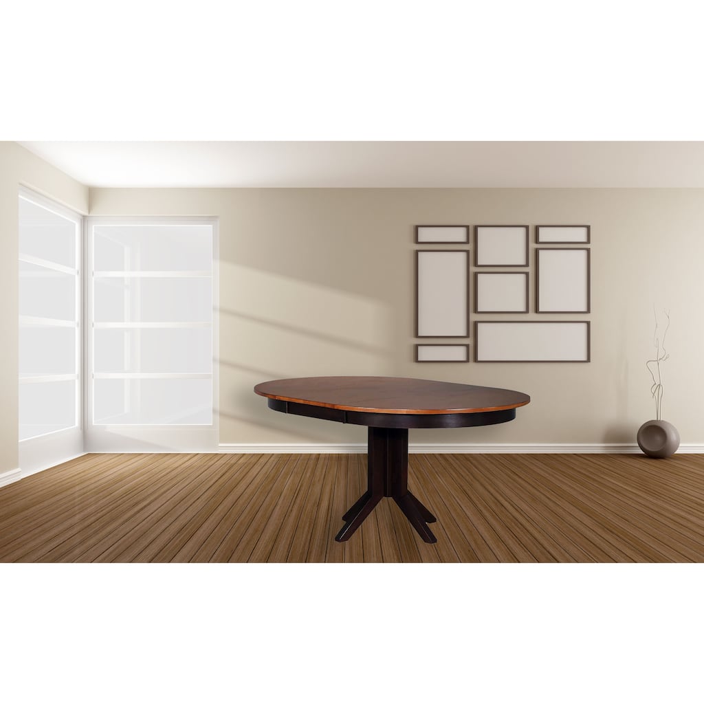 Round Contemporary Dining Table - N/A