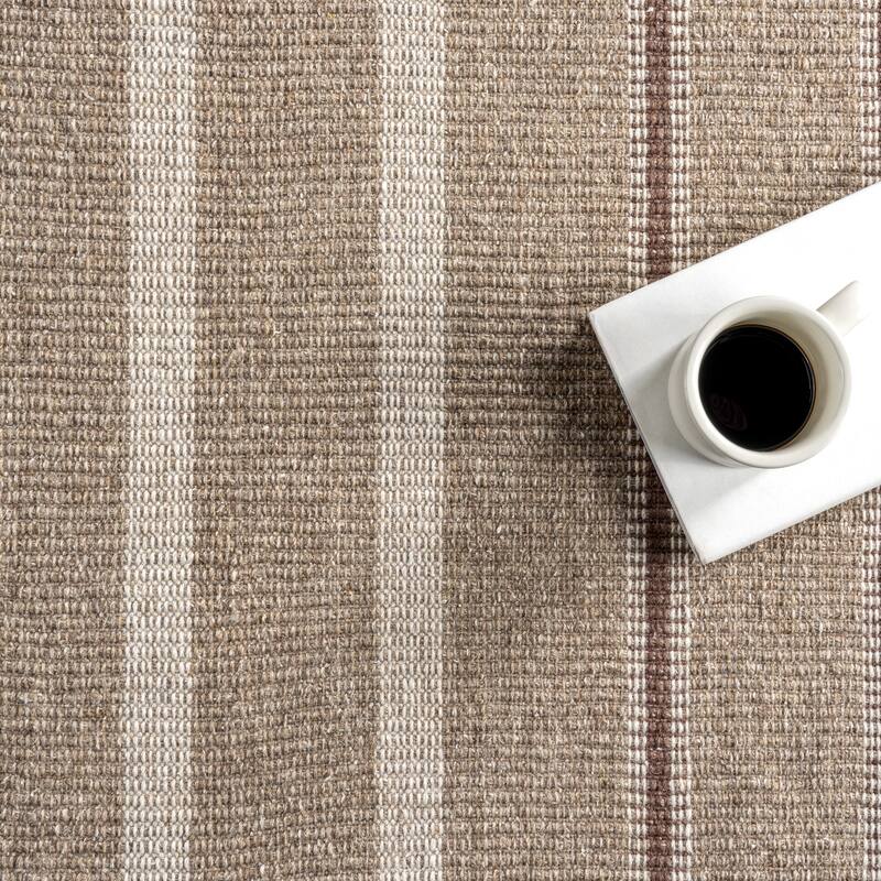 Frenshe Interiors Toluca Striped Wool Area Rug
