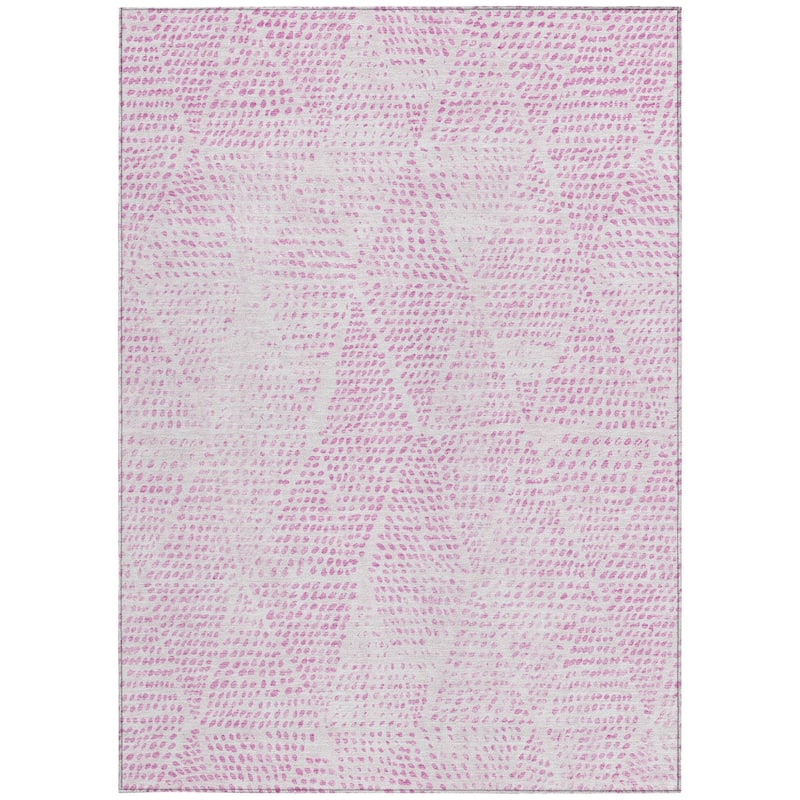 HomeRoots Geometric Transitional Rectangle Outdoor Rug