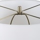 preview thumbnail 6 of 5, Uttermost Liora White Table Lamp - 26.25" H X 16" W X 16" D