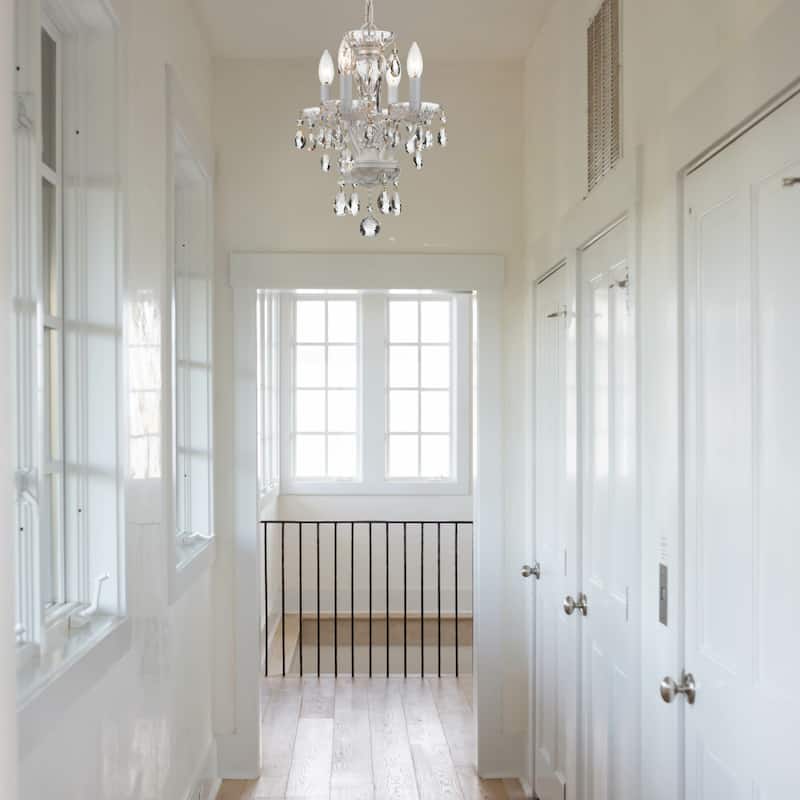 Crystorama Lighting Group Traditional Crystal 4 Light 11" Wide