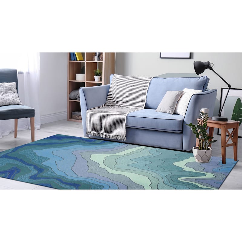 Liora Manne Ravella Mykonos Indoor/Outdoor Rug