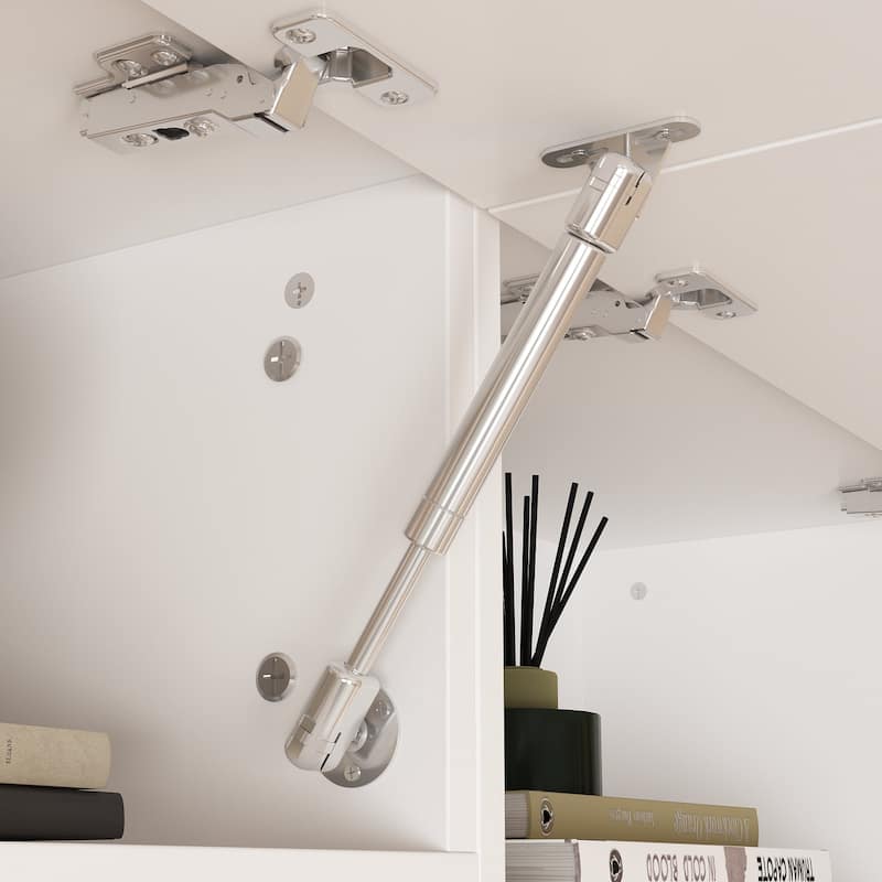 Versatile Wall Unit TV Stand LED Lighting - Accommodates TVs up to 75