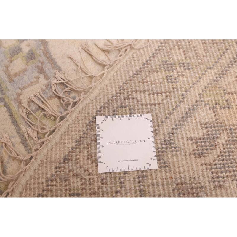 ECARPETGALLERY Hand-knotted Royal Oushak Cream Wool Rug - 7'10 x 7'10