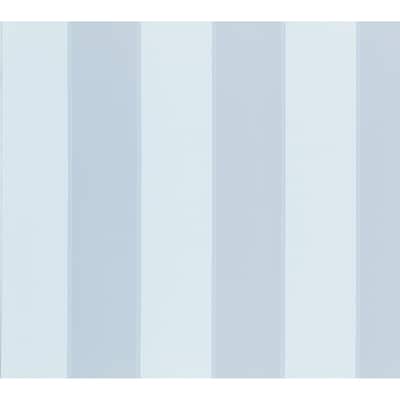 Galerie Wallcoverings Neapolis 3 Classic Wide Stripe Design Vinyl on Paper Embossed Wallpaper Roll