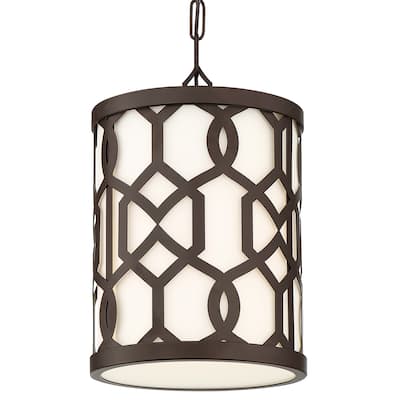 Libby Langdon for Crystorama Jennings Outdoor 1 Light Pendant - 10.25'' W x 15.5'' H
