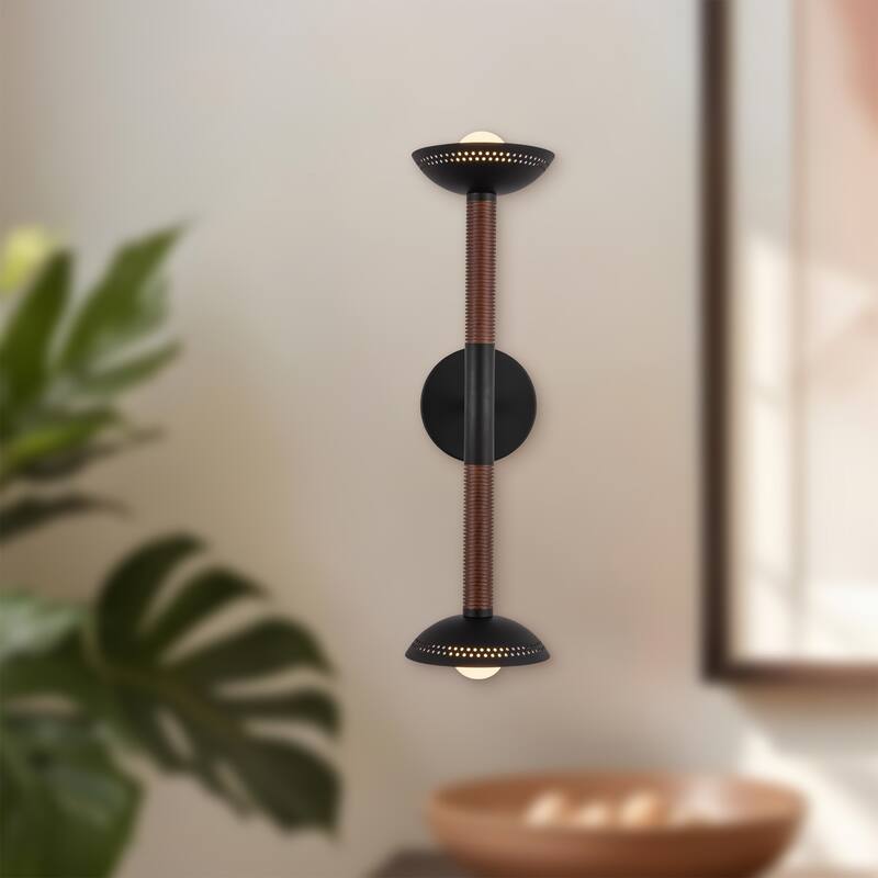 Alora Lighting WV616223-UNV Arden 2 Light 6" Wide LED Bath Bar