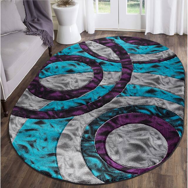 Orelsi Collection Abstract Area Rug