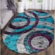 Orelsi Collection Abstract Area Rug
