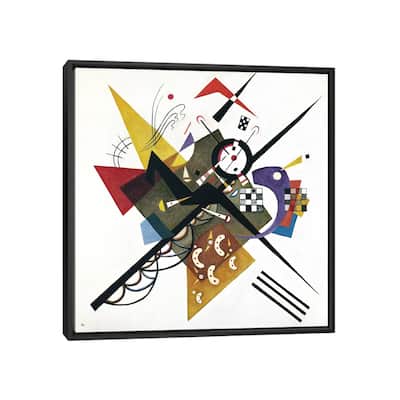 iCanvas "On White II, 1923" by Wassily Kandinsky Framed Canvas Print
