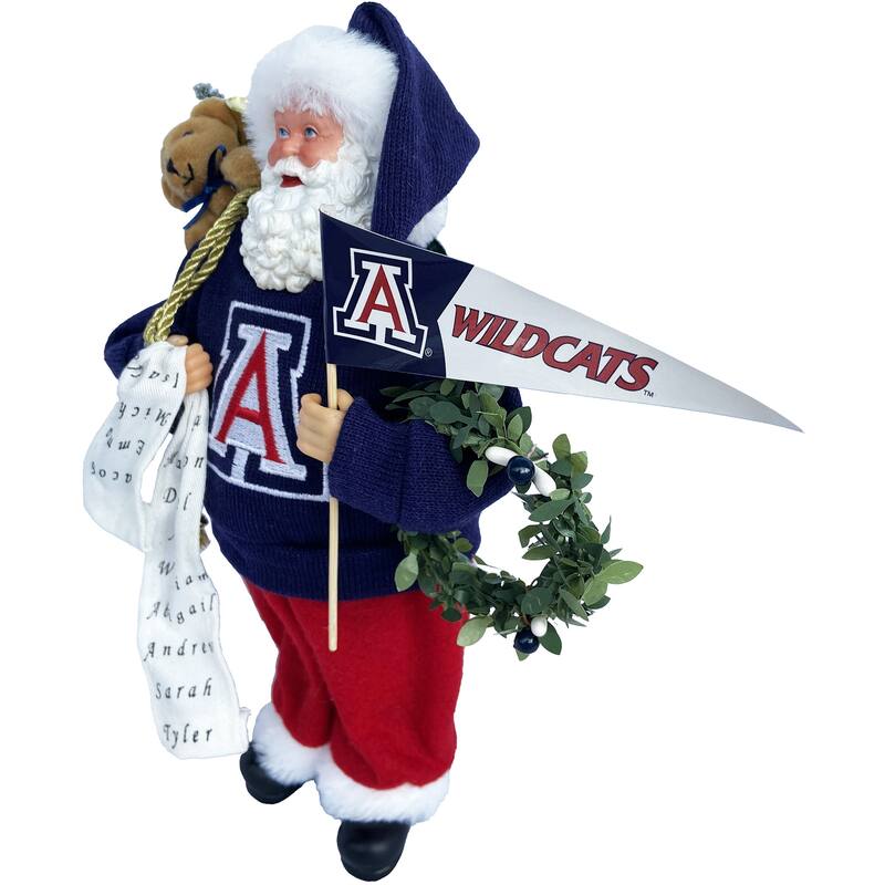 NCAA 12" University of Arizona Proud Santa