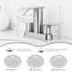 preview thumbnail 11 of 41, WOWOW 4 in. Centerset Double Handle Waterfall Bathroom Sink Faucet
