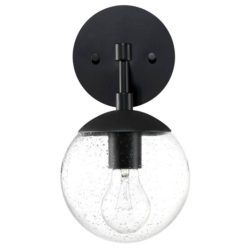 Gracelyn Modern Indoor Dimmable 1-Light Wall Light - Matte Black
