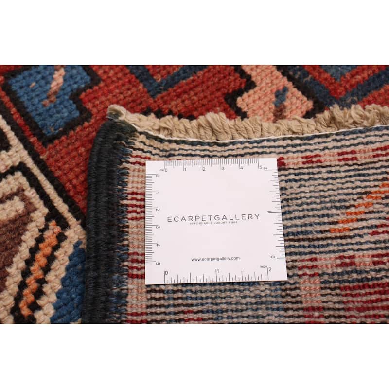 ECARPETGALLERY Hand-knotted Konya Anatolian Red Wool Rug - 3' 8" x 12' 6"