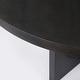 preview thumbnail 5 of 13, Liesl Black Solid Wood Round Dining Table