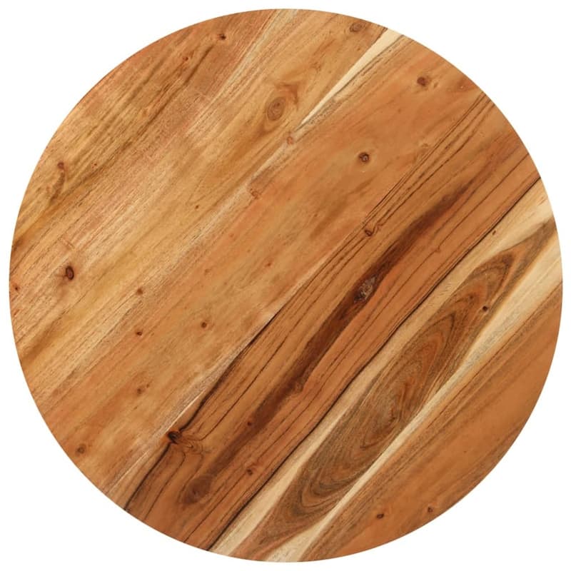 vidaXL Bistro Table Round Ã˜27.6"x29.5" Solid Acacia Wood