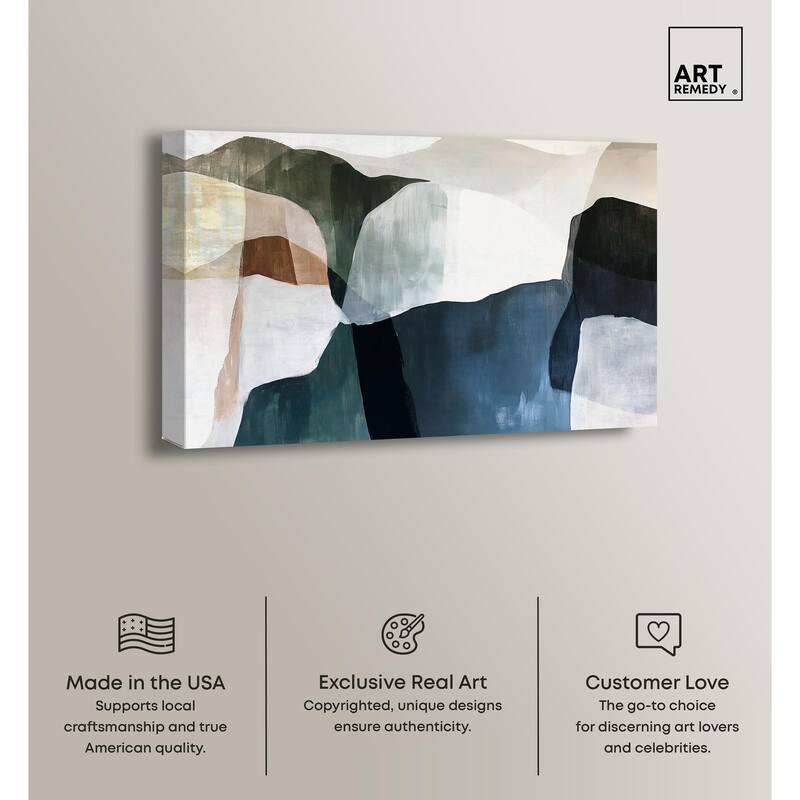 Mountain Mist Canvas by Art Remedy, Gallery Wrapped