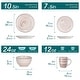 preview thumbnail 43 of 44, vancasso 32-Piece Exquisite Stoneware Dinnerware Set (Service for 8)