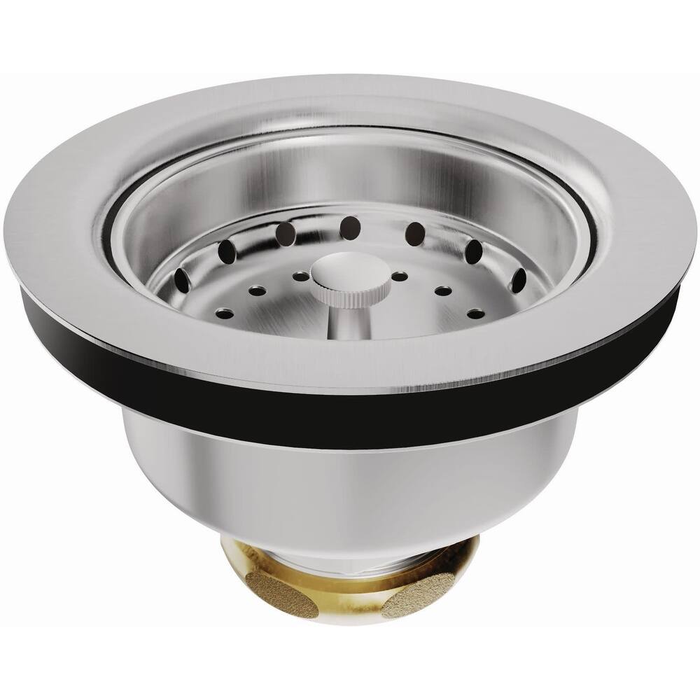 Jones Stephens S14006 Stainless Steel Basket Strainer with Shallow Cup - Stainless Steel