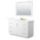 Option White, Gold Trim, Giotto Quartz Top
