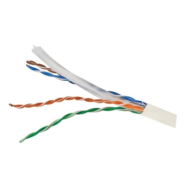 Vericom mbw6u-01444 cat-6 utp solid riser cmr cable, 1,000ft (white). Opens flyout.