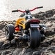 preview thumbnail 16 of 18, Battery Powered 24V Kids Electric ATV, 3-Wheel Ride-On Motorcycle with Bluetooth and Spring Suspension