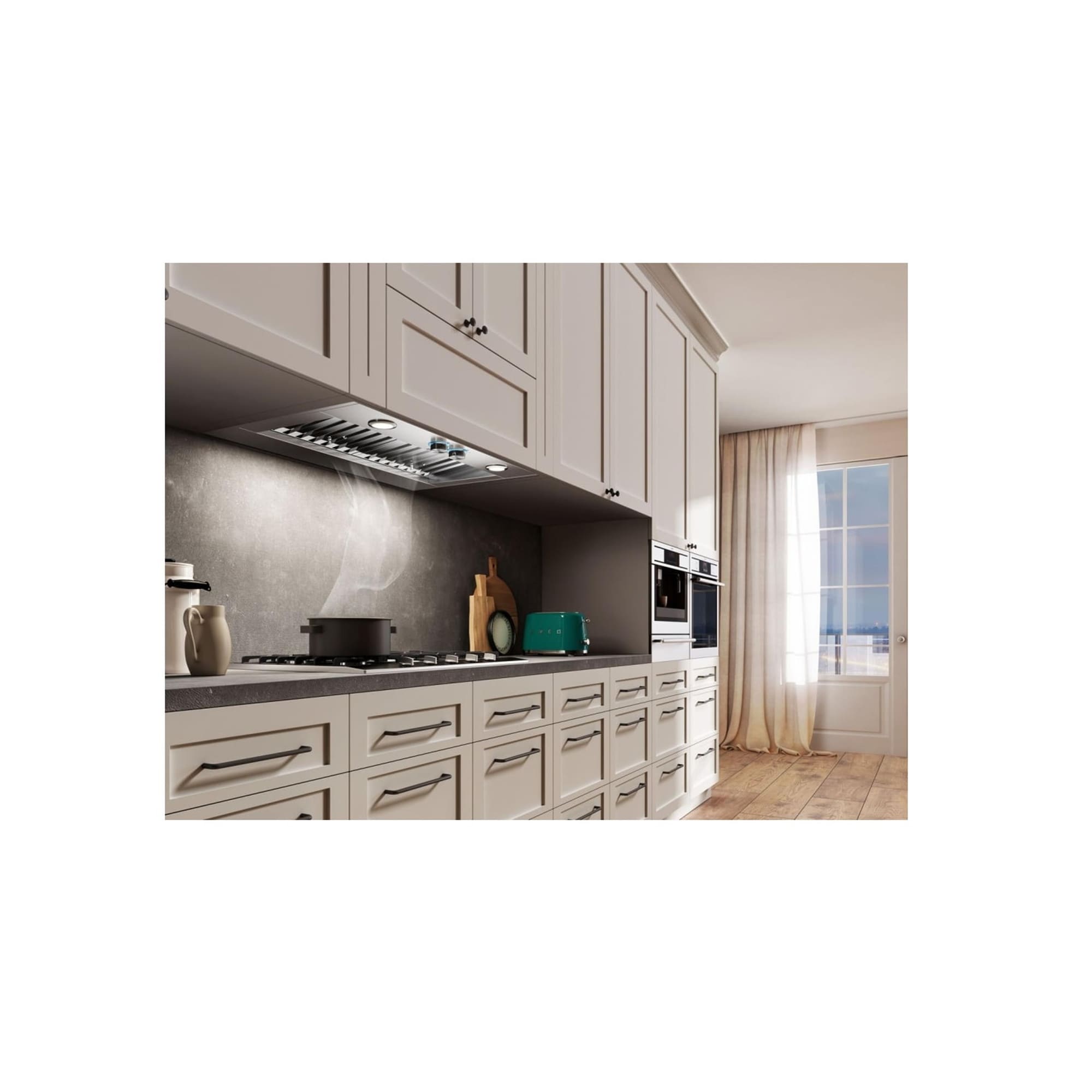 cabinet insert range hood