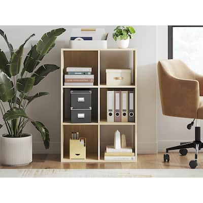 Signature Design by Ashley Piperton Brown 6 Cube Organizer - 24" W x 12" D x 35" H