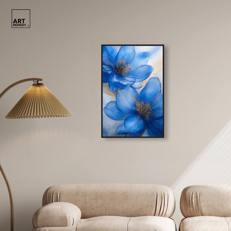Twilight Teal Tint II Canvas by Art Remedy