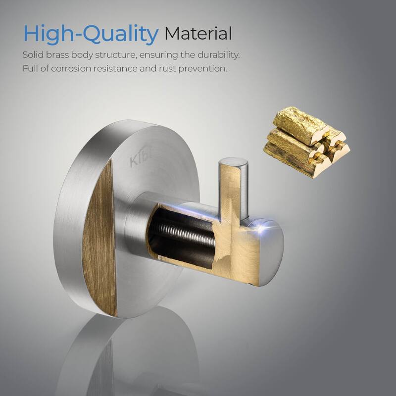 Circular Bathroom Towel & Robe Hook